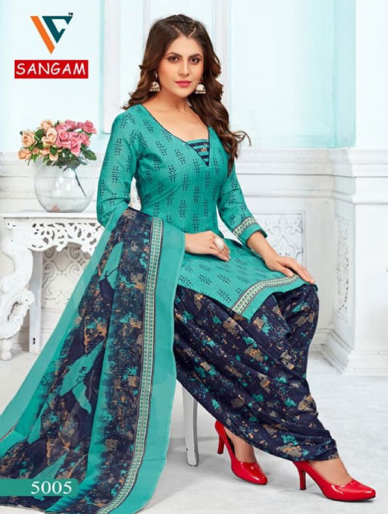 Vandana Sangam Vol 5 Printed Cotton Dress Material
